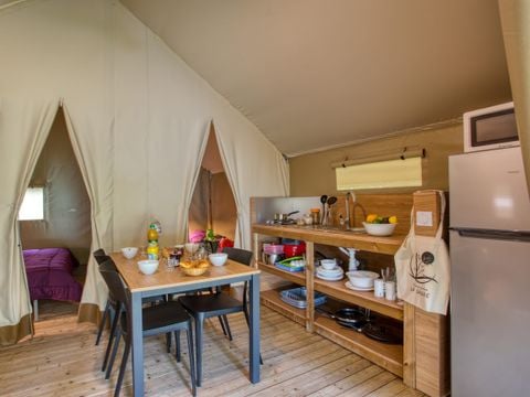 TENTE 4 personnes - Wood Lodge Confort 30 m² (2 chambres) - avec sanitaire