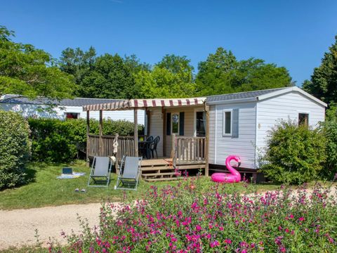 MOBILHOME 4 personnes - Confort 26m² (2 chambres) - terrasse couverte + TV 4 pers.