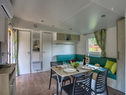 MOBILHOME 4 personnes - Mobil-home Premium 34m² (2 chambres) - climatisation + lave-vaiselle + TV 4 pers.