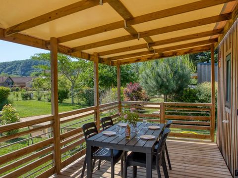 MOBILHOME 4 personnes - Mobil-home Premium 34m² (2 chambres) - climatisation + lave-vaiselle + TV 4 pers.