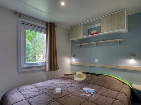 MOBILHOME 4 personnes - Mobil-home Campbell Premium 34m² (2 chambres) - climatisation + lave-vaiselle + TV 4 pers. 