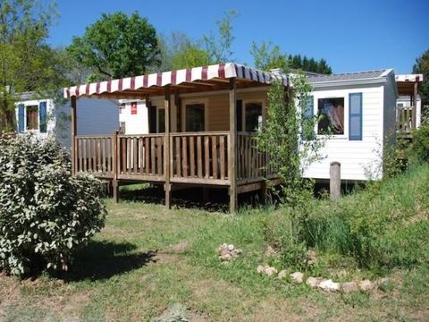 MOBILHOME 6 personnes - Mobil-home Confort 34m² (3 chambres) - terrasse couverte + TV 6 pers. 