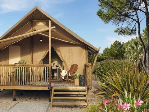TENTE TOILE ET BOIS 5 personnes - BIRDYLODGE