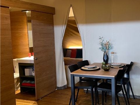 TENTE TOILE ET BOIS 5 personnes - BIRDYLODGE