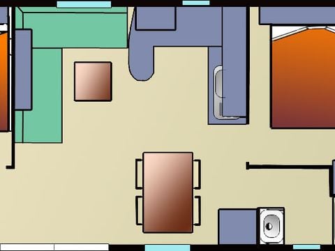 MOBILHOME 5 personnes - Loisir Confort 