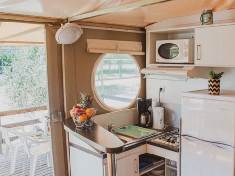 TENTE TOILE ET BOIS 6 personnes - SUN LODGE