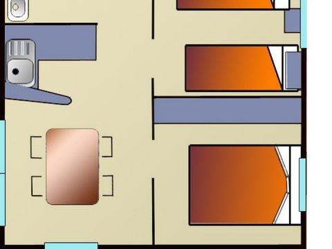 TENTE TOILE ET BOIS 6 personnes - SUN LODGE