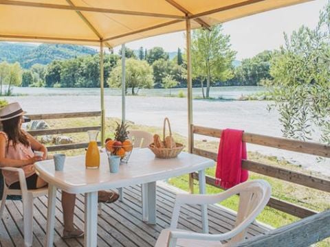 TENTE TOILE ET BOIS 6 personnes - SUN LODGE