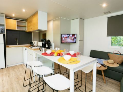 MOBILHOME 7 personnes - Sunêlia Prestige 40m², 6-7pl - 3ch