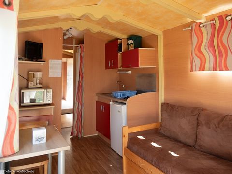 Insolite 4 personnes - Roulotte - 1 chambre 1/4 pers