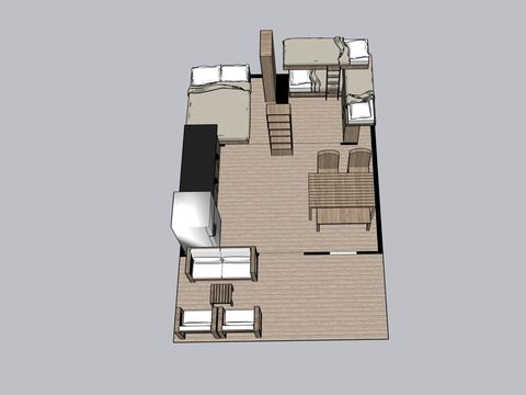 TENTE TOILE ET BOIS 5 personnes - Valkanela - Tente Safari Confort