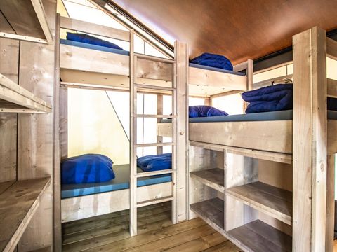 Tente en toile et en bois 5 personnes - Valkanela - Tente Safari Confort