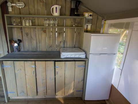 TENTE TOILE ET BOIS 5 personnes - Valkanela - Tente Safari de luxe