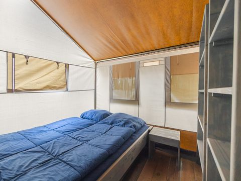 Tente en toile et en bois 5 personnes - Valkanela - Tente Safari de luxe