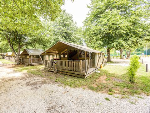 TENTE TOILE ET BOIS 5 personnes - Valkanela - Tente Safari Relax