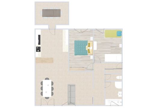 MAISON 7 personnes - Maison 7 personnes 2 chambres 80m²