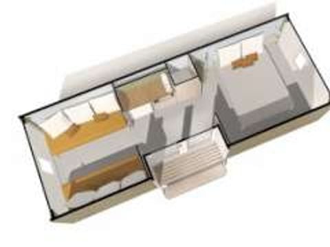 BUNGALOW 4 personnes - Coco Sweet ( sans sanitaires) 4 pers