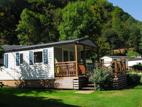 MOBILHOME 4 personnes - Mobile-home Confort EVASION 24m² - 2 chambres - terrasse semi-couverte 12m² + BBQ S/S 4 pers