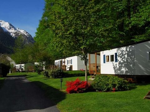 MOBILHOME 4 personnes - Mobile-home Confort EVASION 24m² - 2 chambres - terrasse semi-couverte 12m² + BBQ S/S 4 pers