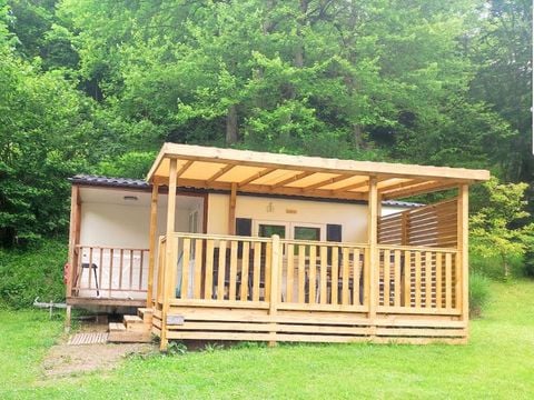MOBILHOME 4 personnes - Mobilhome Confort COSY 23m² - 2 chambres - terrasse semi-couverte 17m² + BBQ - D/M 4 pers