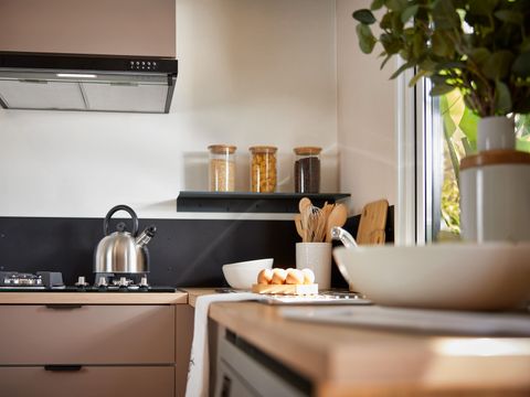 Mobilhome 6 personnes - Homeflower Premium 33.5m² - 3 chambres - Terrasse semi-couverte +lave-vaisselle - BBQ