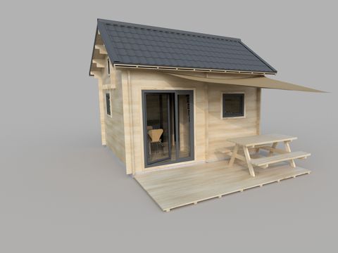 CHALET 5 personnes - Cabane (sans arrivée d'eau) pas de toilettes/ SDB