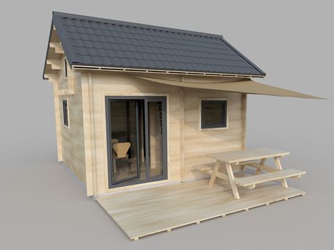 CHALET 5 personnes - Cabane (sans arrivée d'eau) pas de toilettes/ SDB