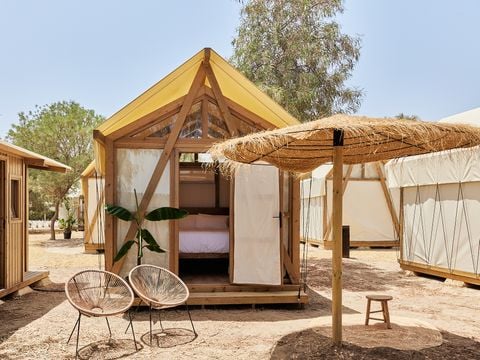 TENTE TOILE ET BOIS 2 personnes - Palmeral