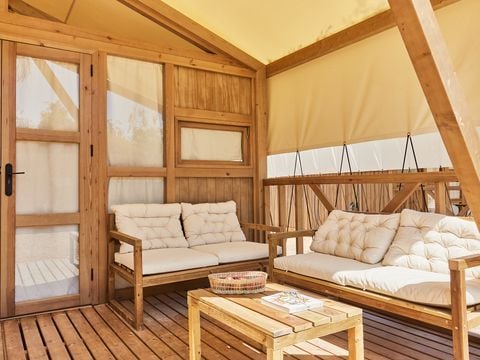 TENTE TOILE ET BOIS 2 personnes - Alhamilla