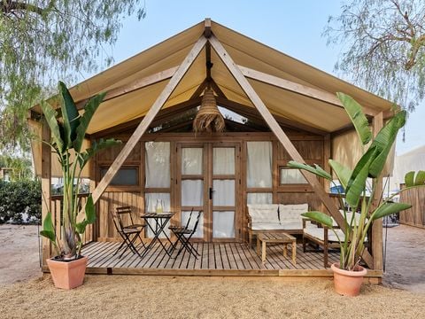 TENTE TOILE ET BOIS 2 personnes - Alhamilla
