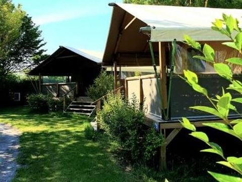 TENTE TOILE ET BOIS 5 personnes - Lodge Bali sans sanitaires