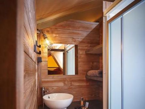 Tente en toile et en bois 4 personnes - Lodge Safari Kenya Premium