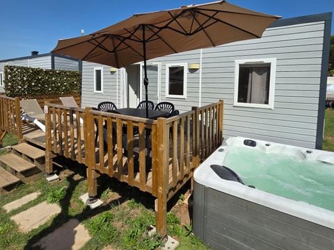 MOBILHOME 6 personnes - Casa VIP 3 chambres SPA Privatif climatisé 31m²
