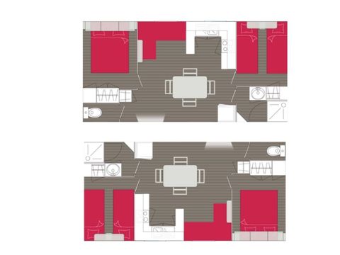 Mobilhome 8 personnes - MH PREMIUM DUO