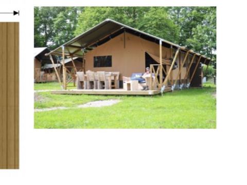 BUNGALOW TOILÉ 4 personnes - SUNAIR LODGE M sans sanitaires