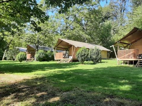 Tente en toile et en bois 4 personnes - SAFARI LODGE