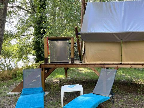 Tente en toile et en bois 2 personnes - Tente MOOREA