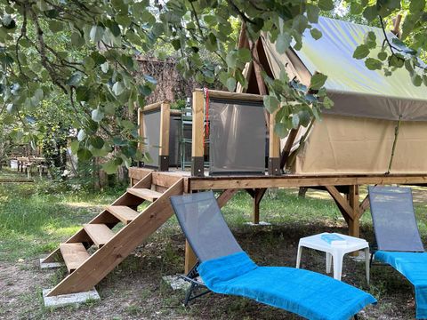 Tente en toile et en bois 2 personnes - Tente MOOREA