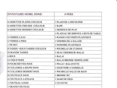 MOBILHOME 6 personnes - MH 6 CLIM