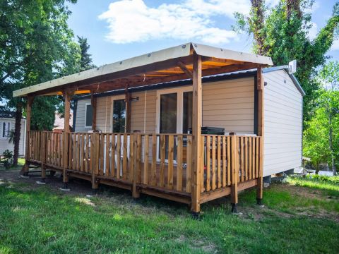 MOBILHOME 5 personnes - 3 Pièces 5 Personnes (4 adultes et 1 enfant -16 ans) Climatisé + TV