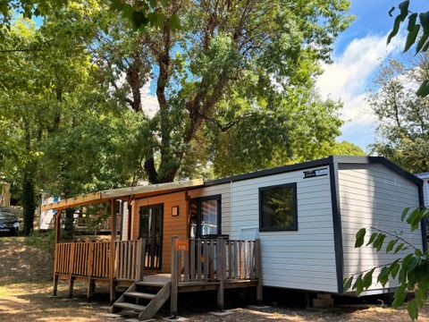 MOBILHOME 5 personnes - Aqua 2 chambres 4 Adultes et 1 enfant Terrasse Semi-Couverte Clim TV