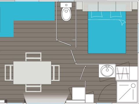 MOBILHOME 5 personnes - MH2 30m²