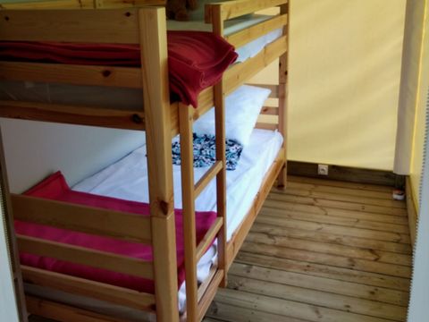TENTE TOILE ET BOIS 4 personnes - Ecolodge (sans sanitaires)