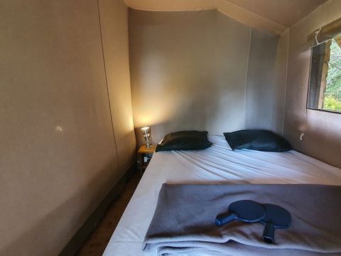 Tente en toile et en bois 4 personnes - ECOLODGE CONFORT sans sanitaires