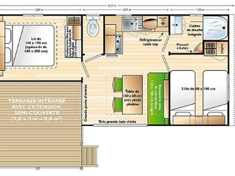 MOBILHOME 6 personnes - IRM PLUS