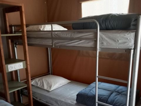 TENTE TOILE ET BOIS 5 personnes - Tente lodge