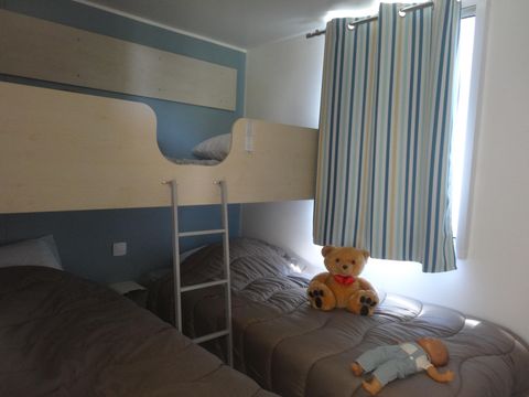 MOBILHOME 5 personnes - HomeFlower 26m² PREMIUM 2 chambres + terrasse semi-couverte + TV + Climatisation