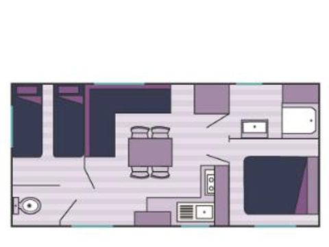 Mobilhome 4 personnes - Elegant