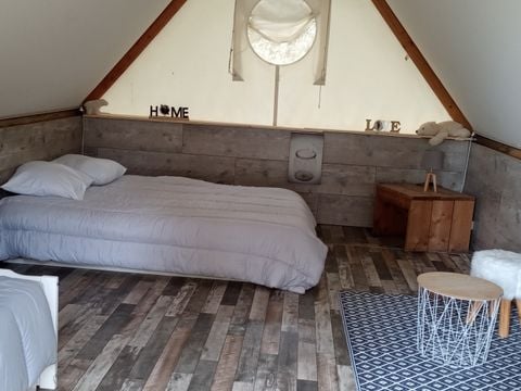 TENTE TOILE ET BOIS 3 personnes - Tente Trappeur Aventure - 1 pièce