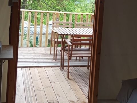 TENTE TOILE ET BOIS 3 personnes - Tente Trappeur Aventure - 1 pièce